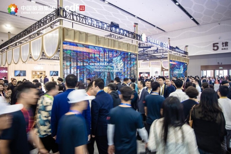 方圆之间见乾坤，中免集团600平米开放展位闪耀第五届消博会